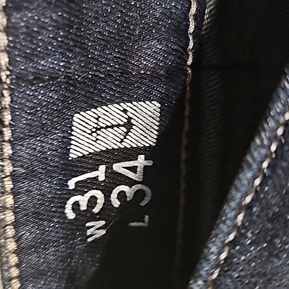 Nautica Men's 31x34 tapered slim - Picture 3 of 6